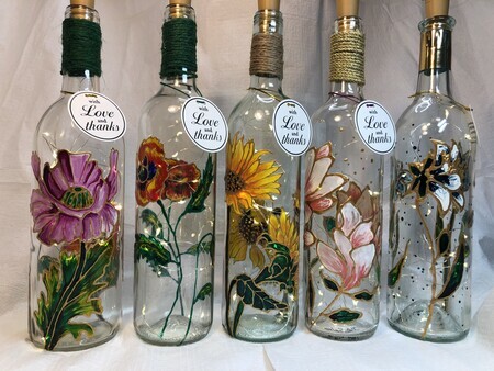 5 Flower bottles