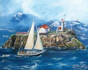 Sailing by Chrome Island   20 x 16