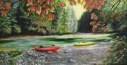 Kayaking on Puntledge River